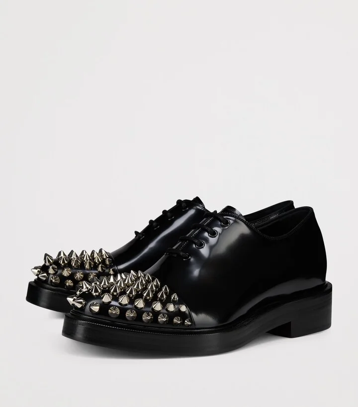 Christian Louboutin Dt Pistols Leather Oxford Shoes - Image 2