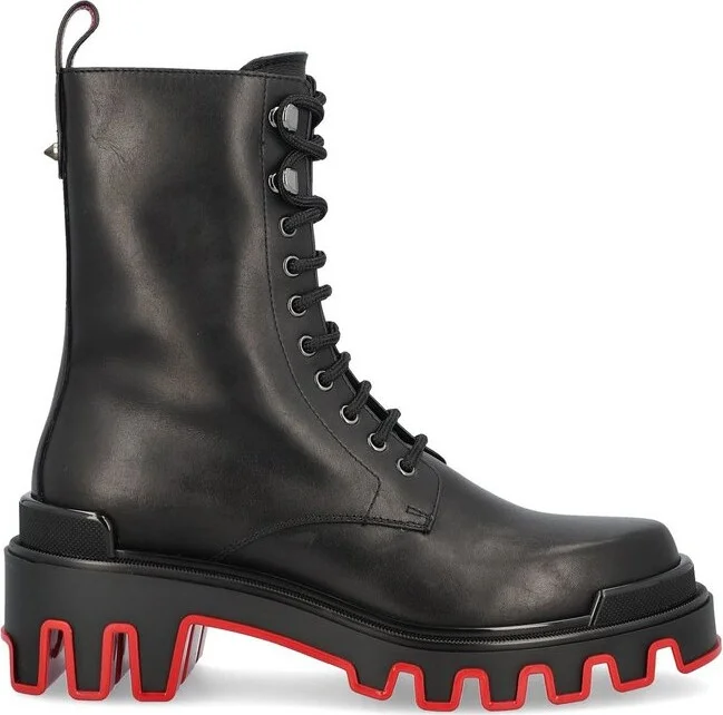 Christian Louboutin Dune Trott Alta Lace-Up Boots