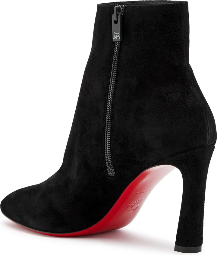 Christian Louboutin Eleonor 85 Suede Ankle Boots - Image 2