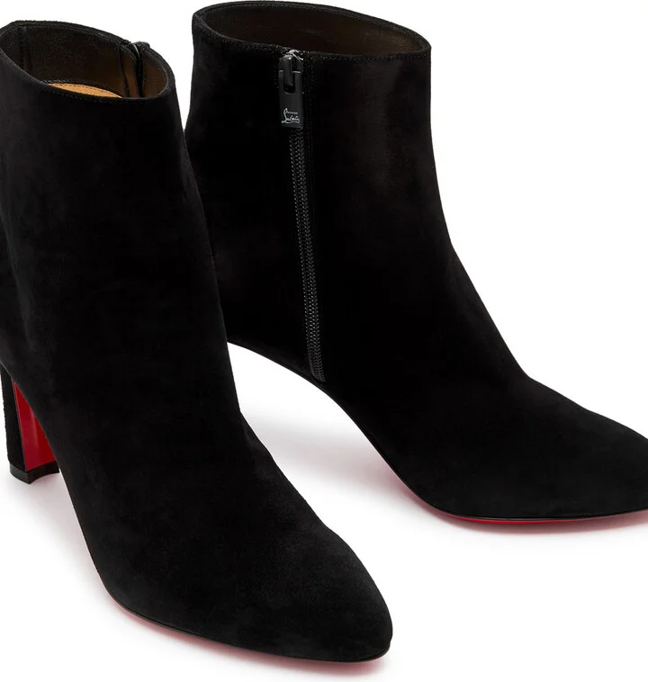 Christian Louboutin Eleonor 85 Suede Ankle Boots - Image 3