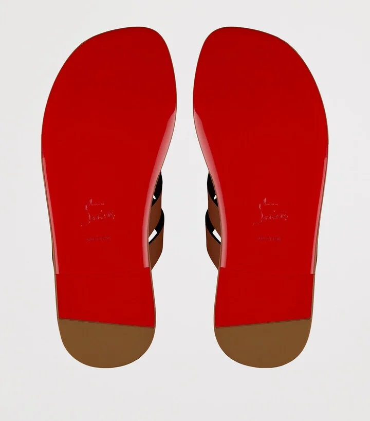 Christian Louboutin Emircross Calfskin Mules - Image 5