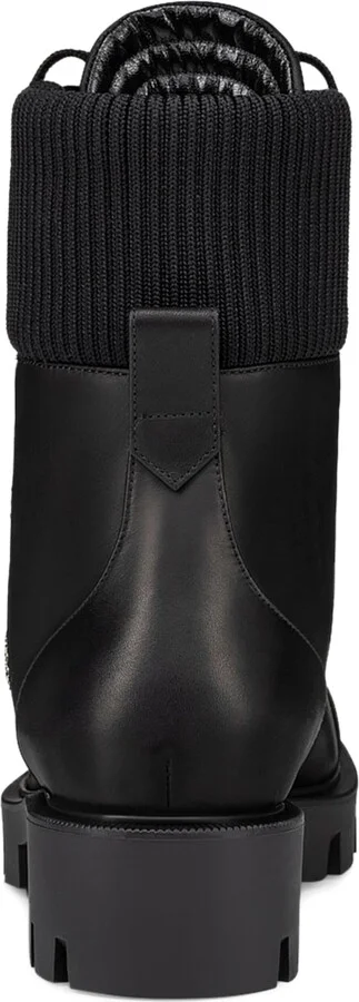 Christian Louboutin En Hiver Leather Biker Boots - Image 3