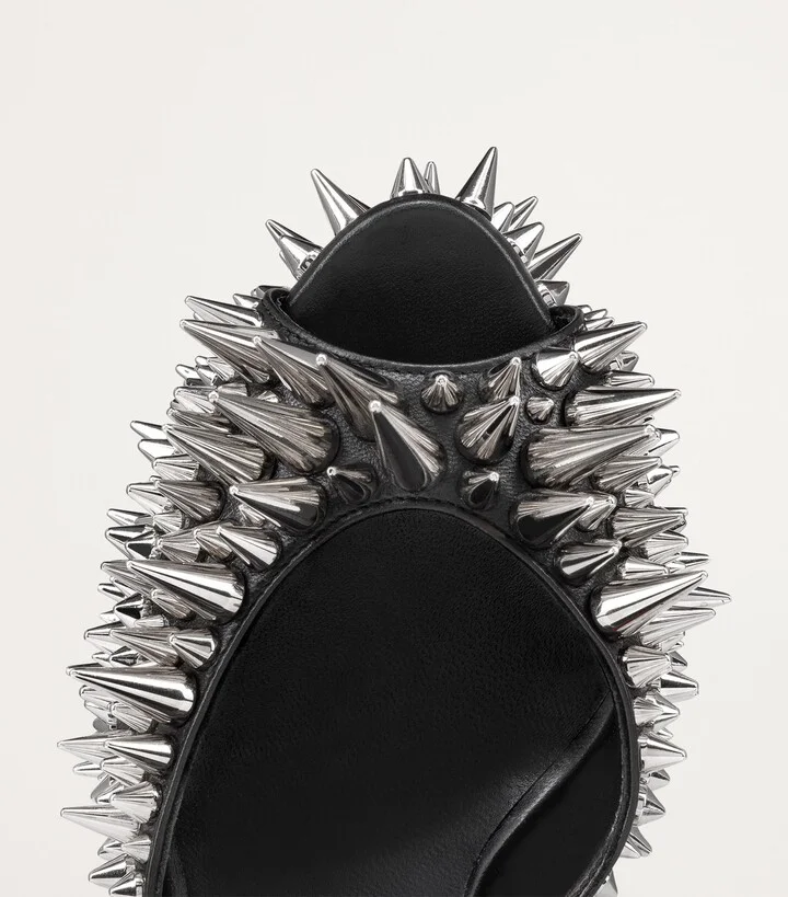 Christian Louboutin Estepic Alta Leather Platform Sandals 160 - Image 4