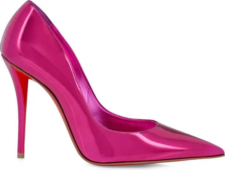 Christian Louboutin Exclusive Miss Z Metallic Calf Leather Pumps 100