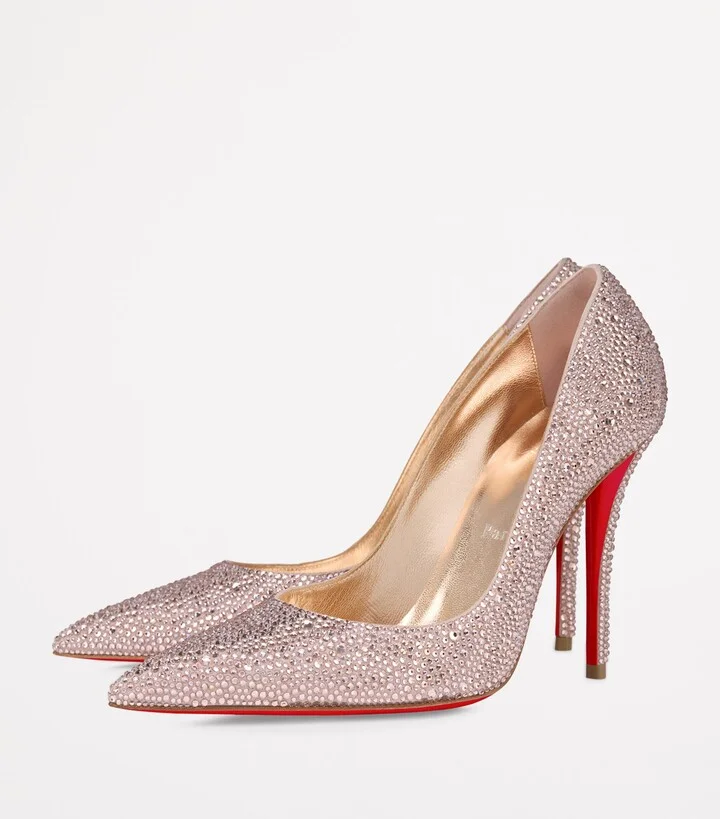 Christian Louboutin Exclusive Miss Z Strass Pumps 100 - Image 2