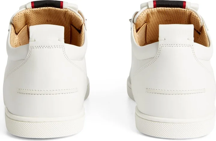 Christian Louboutin F.A.V Fique A Vontade Calfskin Sneakers - Image 5