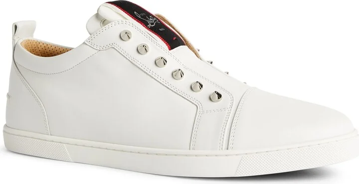 Christian Louboutin F.A.V Fique A Vontade Calfskin Sneakers