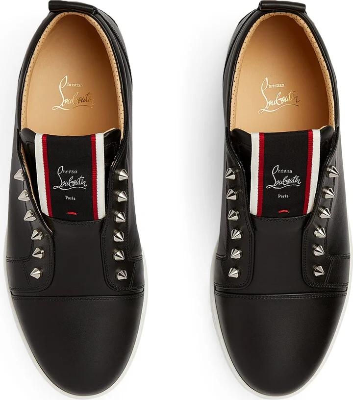 Christian Louboutin F.A.V Fiquea Vontade Leather Sneakers - Image 3