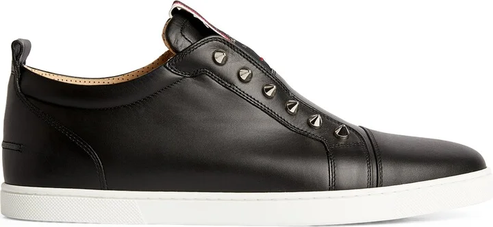 Christian Louboutin F.A.V Fiquea Vontade Leather Sneakers - Image 5