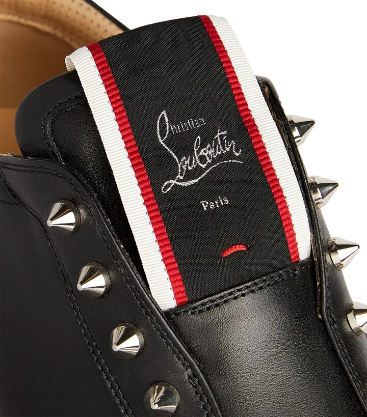 Christian Louboutin F.A.V Fiquea Vontade Leather Sneakers - Image 6