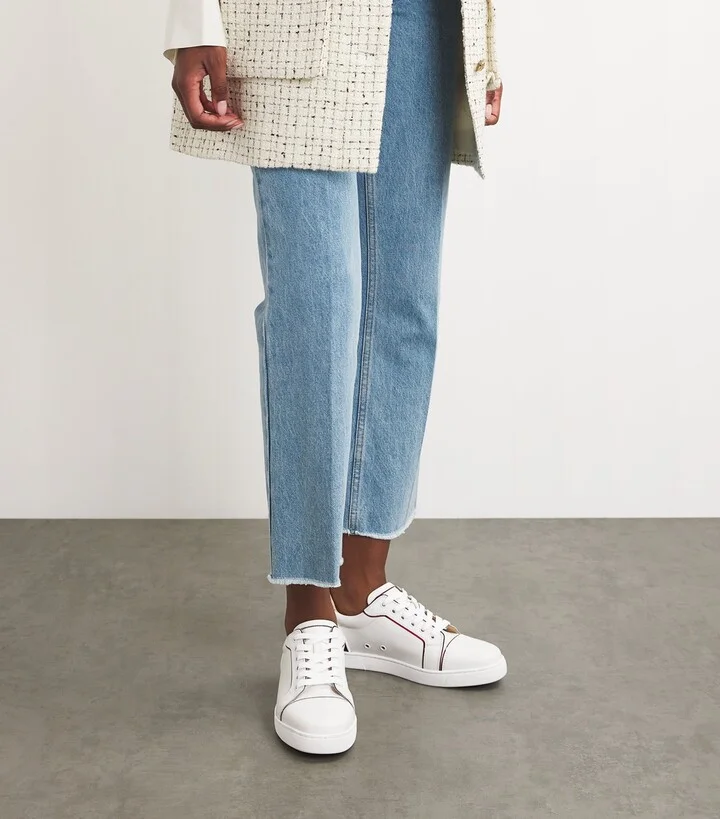 Christian Louboutin Fun Louise Junior Leather Sneakers - Image 3