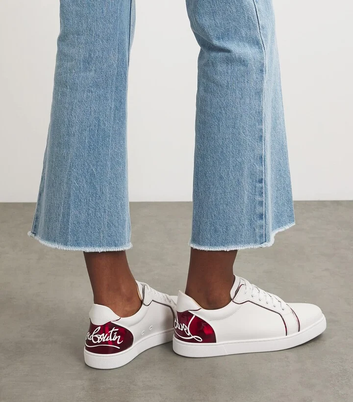 Christian Louboutin Fun Louise Junior Leather Sneakers - Image 6