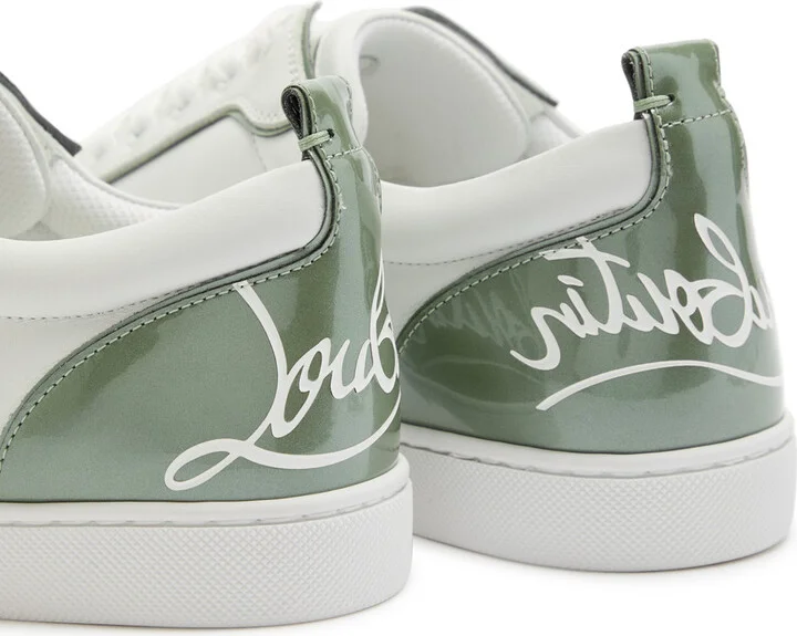 Christian Louboutin Fun Louise Junior Panelled Leather Sneakers - Image 4