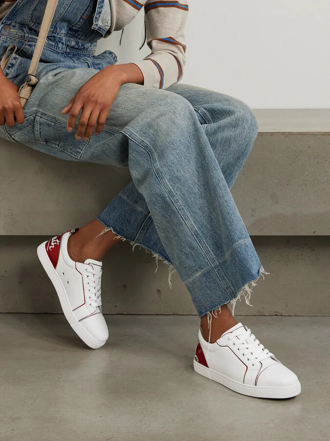 Christian Louboutin - Fun Vieira Printed Leather Sneakers - White - Image 2