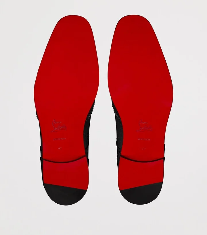Christian Louboutin Grave Calf Leather Derby Shoes - Image 4