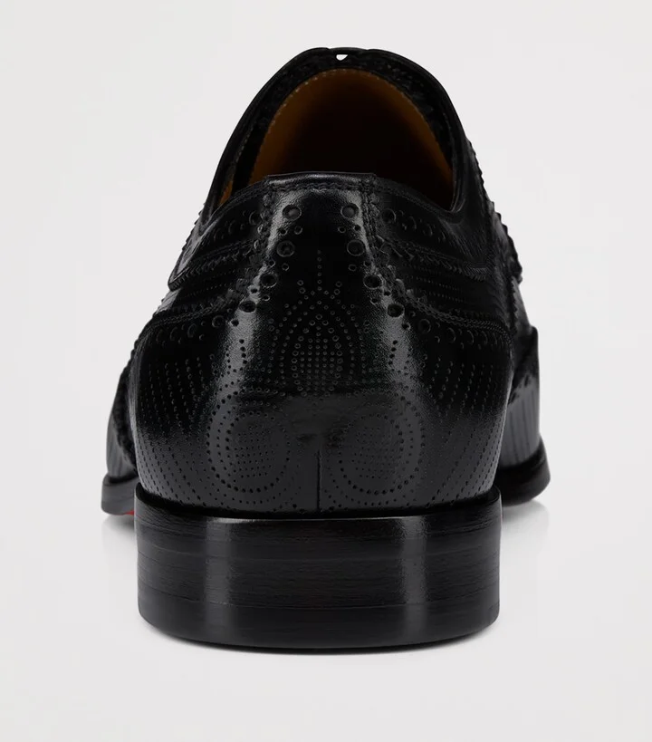 Christian Louboutin Grave Calf Leather Derby Shoes - Image 5
