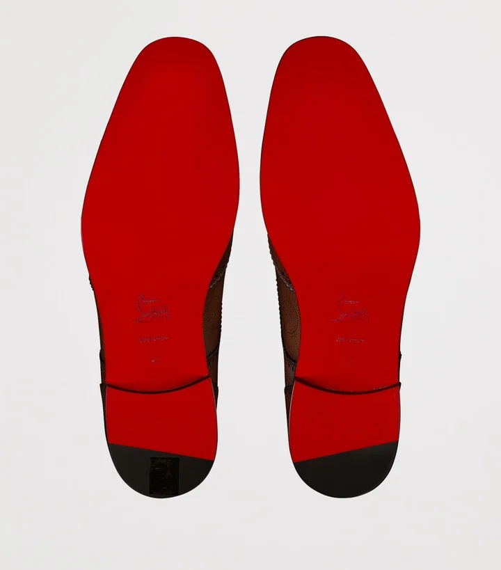 Christian Louboutin Grave Calf Leather Derby Shoes - Image 4