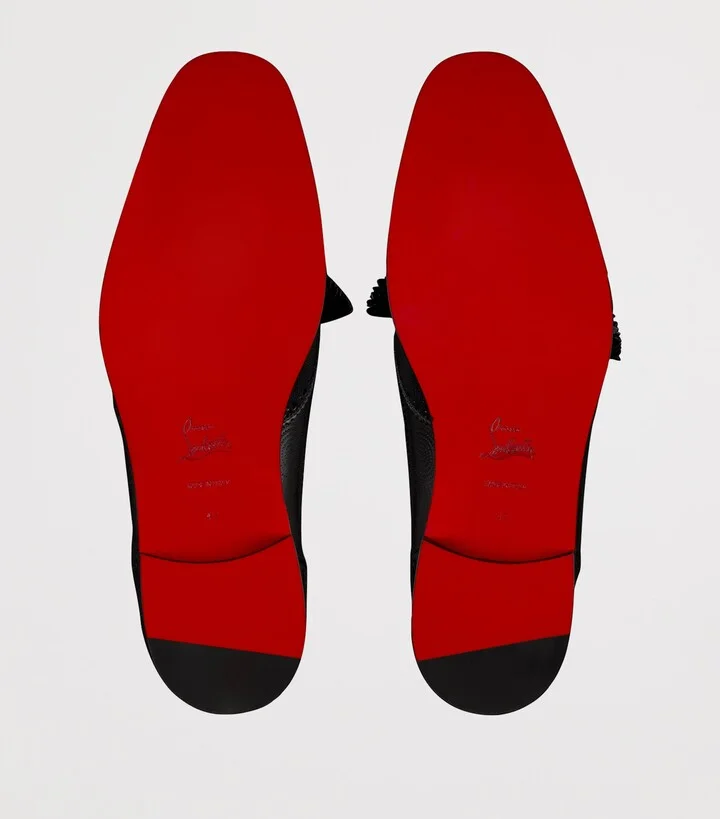 Christian Louboutin Grave Calf Leather Loafers - Image 4