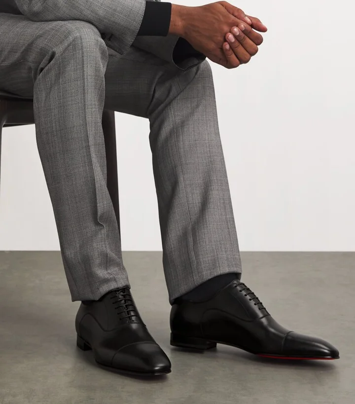 Christian Louboutin Greggo Calfskin Oxford Shoes - Image 2