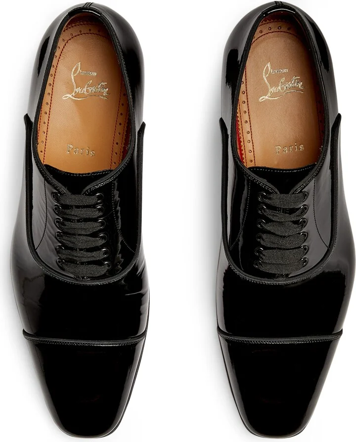 Christian Louboutin Greggo Patent Oxford Shoes - Image 3