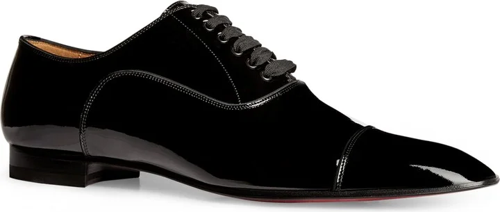 Christian Louboutin Greggo Patent Oxford Shoes