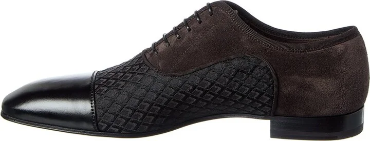 Christian Louboutin Greggo Suede & Leather Oxford - Image 2