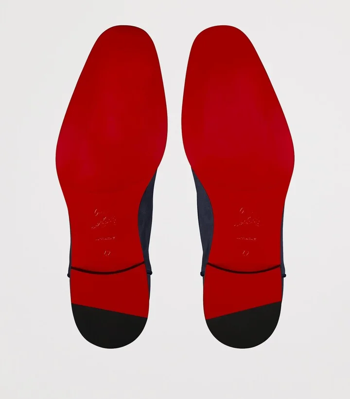 Christian Louboutin Greggory Nubuck Leather Oxford Shoes - Image 5