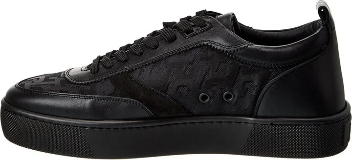 Christian Louboutin Happyrui Canvas & Leather Sneaker - Image 2