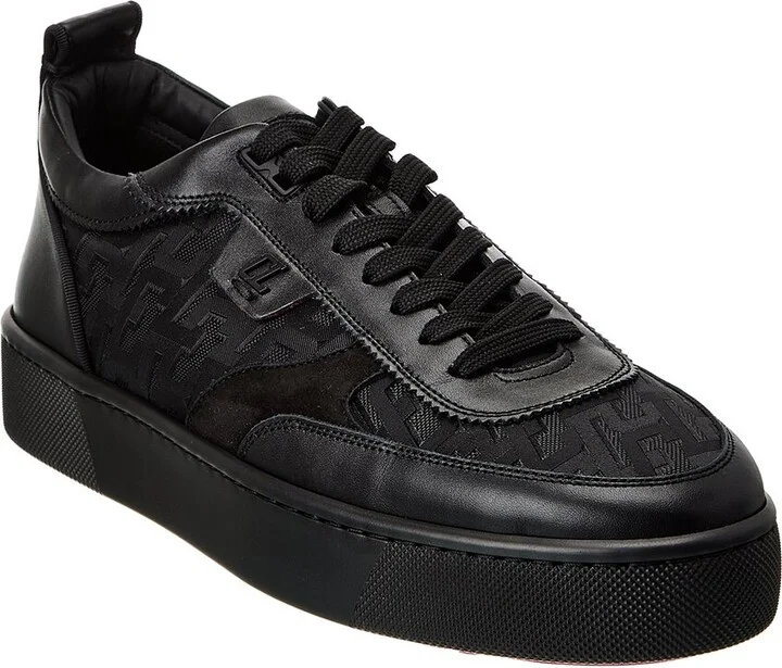 Christian Louboutin Happyrui Canvas & Leather Sneaker