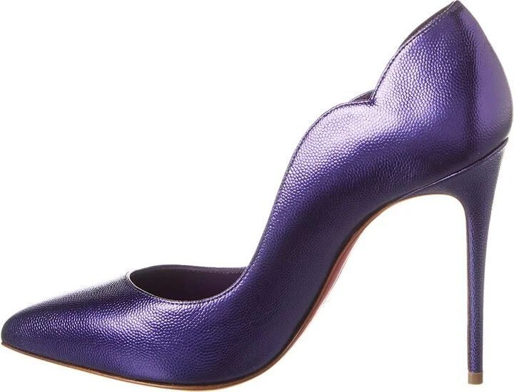 Christian Louboutin Hot Chick 100 Leather Pump - Image 2