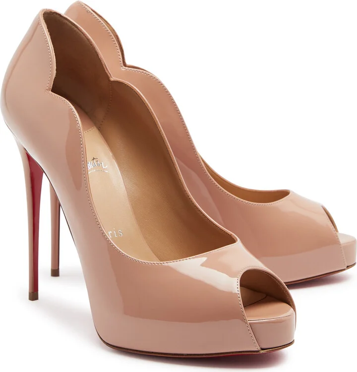 Christian Louboutin Hot Chick 120 Patent Leather Pumps - Image 2