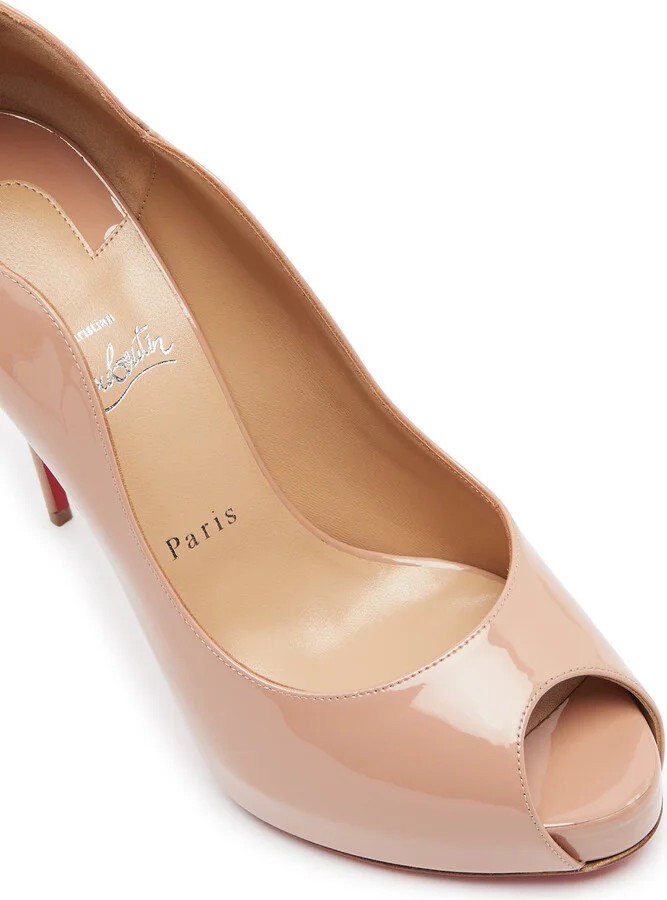 Christian Louboutin Hot Chick 120 Patent Leather Pumps - Image 4