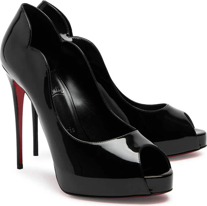 Christian Louboutin Hot Chick 120 Patent Leather Pumps - Image 2