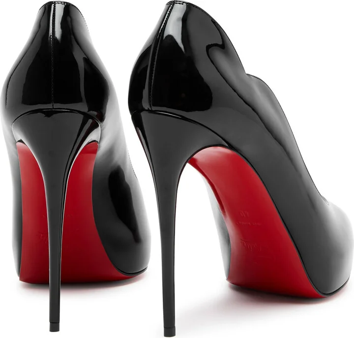 Christian Louboutin Hot Chick 120 Patent Leather Pumps - Image 3