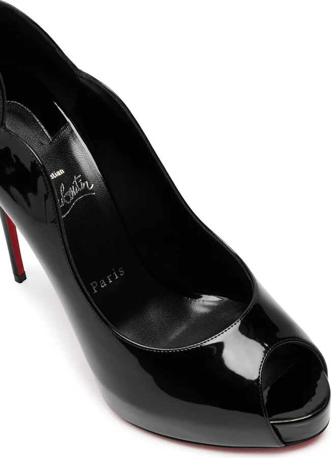 Christian Louboutin Hot Chick 120 Patent Leather Pumps - Image 4