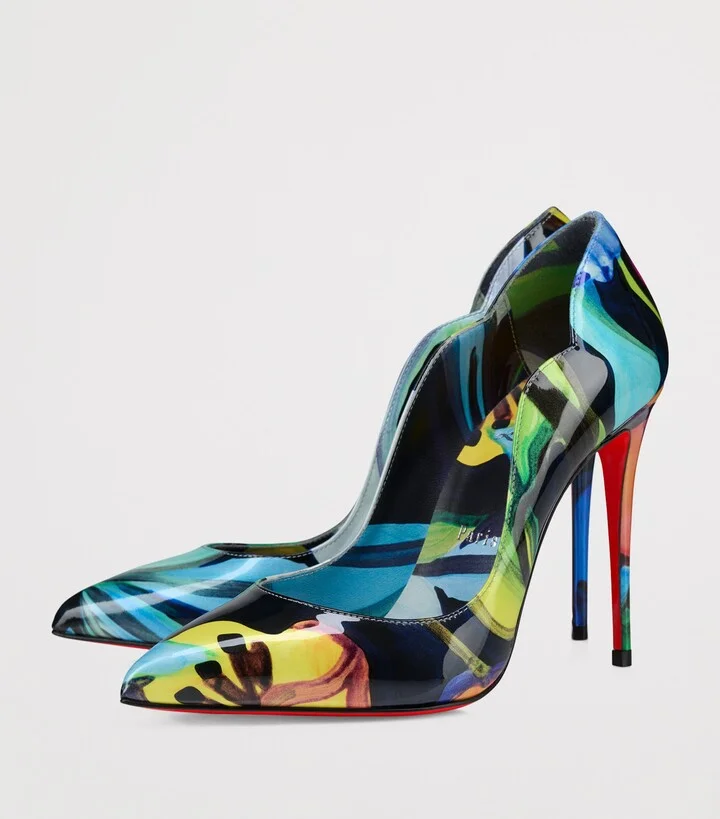 Christian Louboutin Hot Chick Patent Leather Pumps 100 - Image 3
