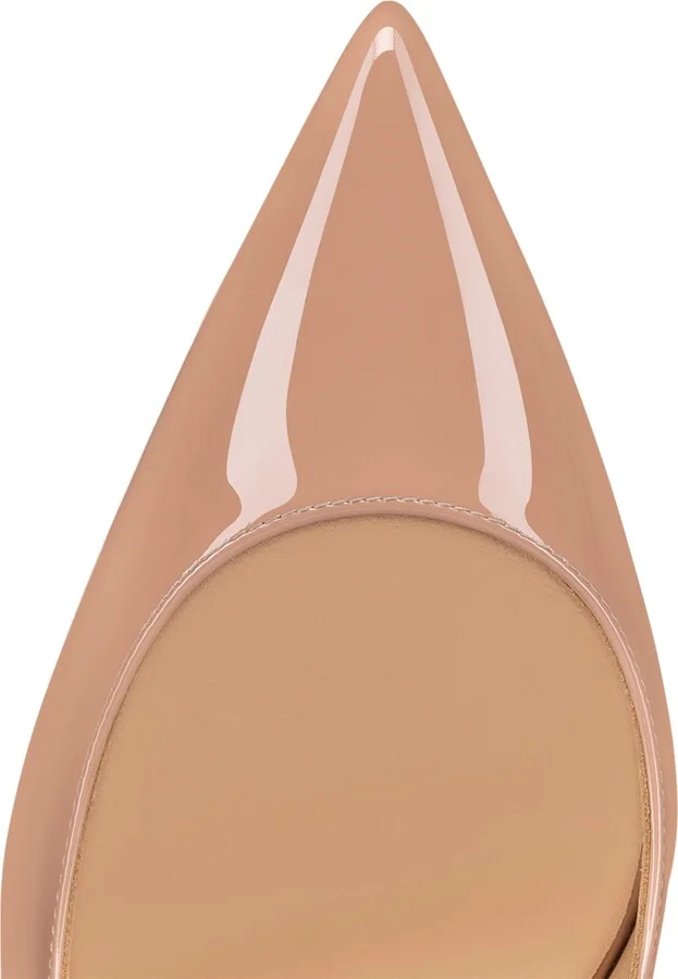 Christian Louboutin Hot Chick Patent Leather Slingback Pumps 70 - Image 4