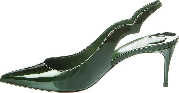 Christian Louboutin Hot Chick Sling 70 Patent Slingback Pump - Image 2