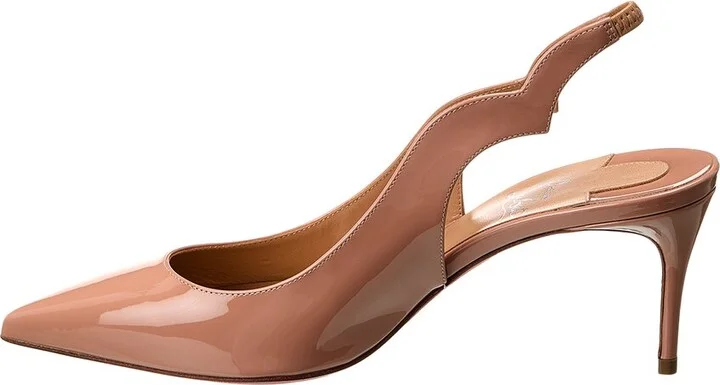 Christian Louboutin Hot Chick Sling 70 Patent Slingback Pump - Image 2