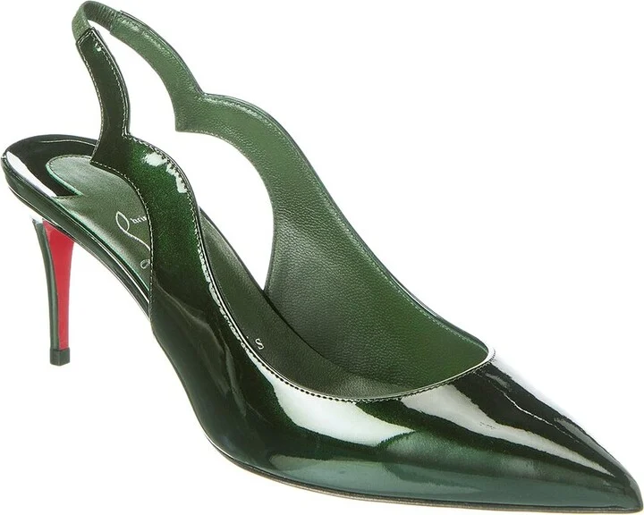 Christian Louboutin Hot Chick Sling 70 Patent Slingback Pump