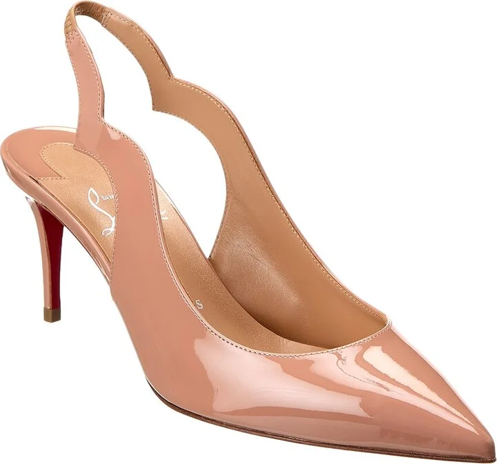 Christian Louboutin Hot Chick Sling 70 Patent Slingback Pump