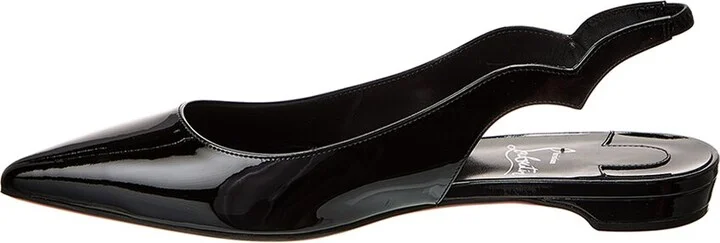 Christian Louboutin Hot Chickita Patent Slingback Flat - Image 2