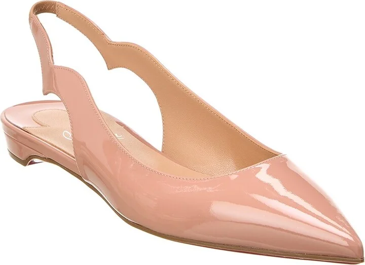 Christian Louboutin Hot Chickita Patent Slingback Flat