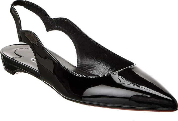 Christian Louboutin Hot Chickita Patent Slingback Flat