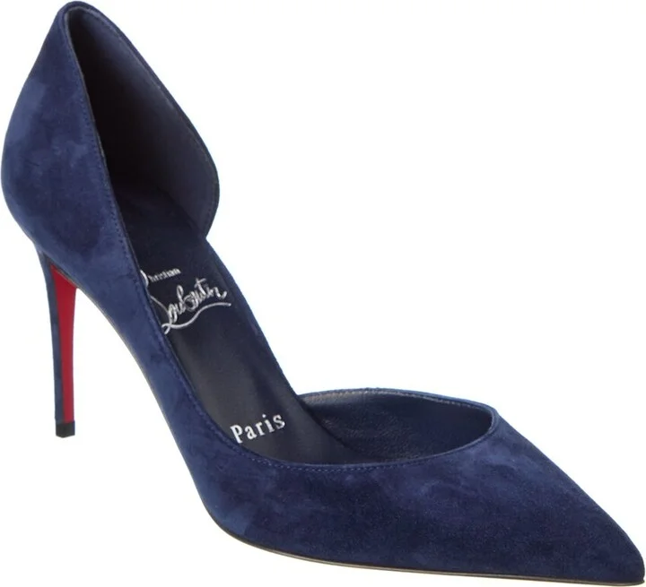 Christian Louboutin Iriza 85 Suede Pump