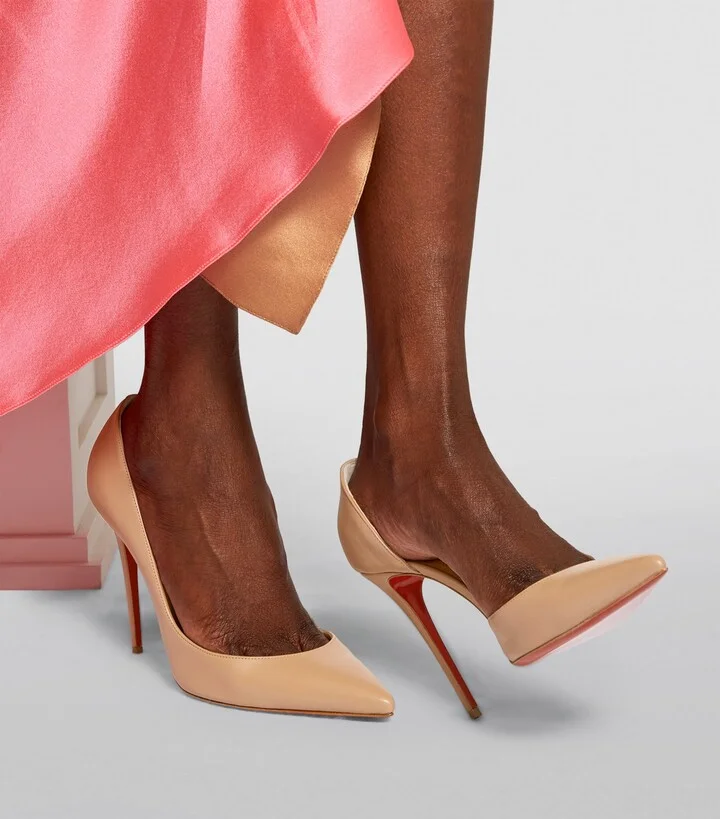 Christian Louboutin Iriza Leather Pumps 100 - Image 2