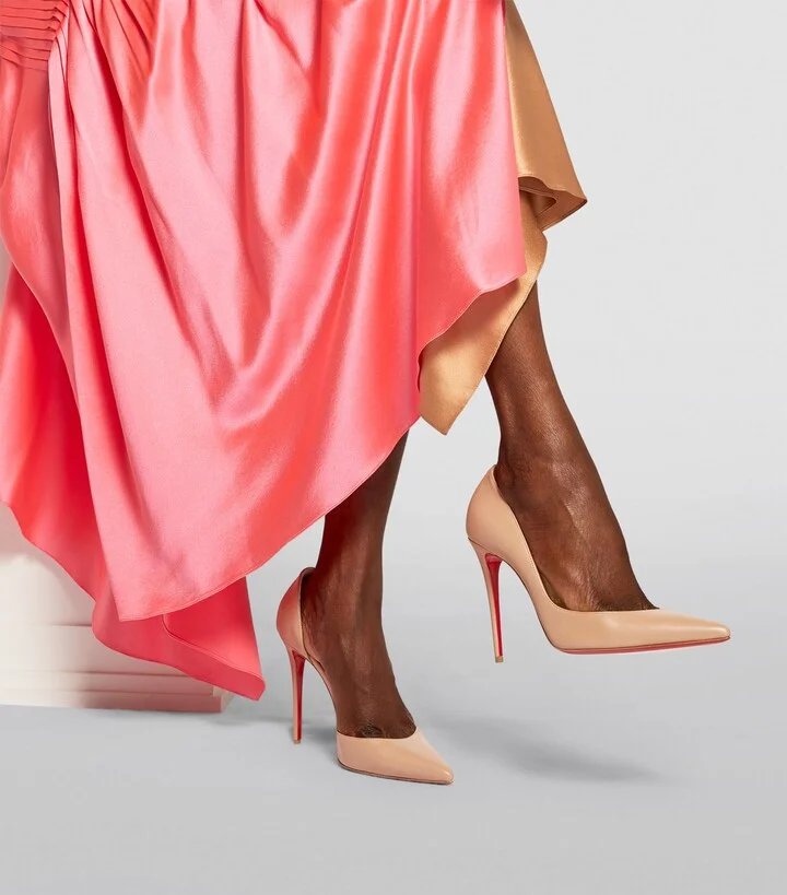 Christian Louboutin Iriza Leather Pumps 100 - Image 5