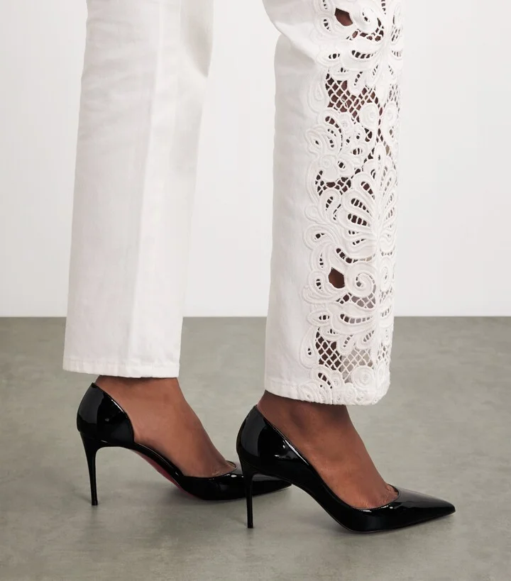 Christian Louboutin Iriza Patent Leather Pumps 85 - Image 2