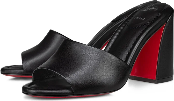 Christian Louboutin Jane Nappa Mules 85 - Image 3