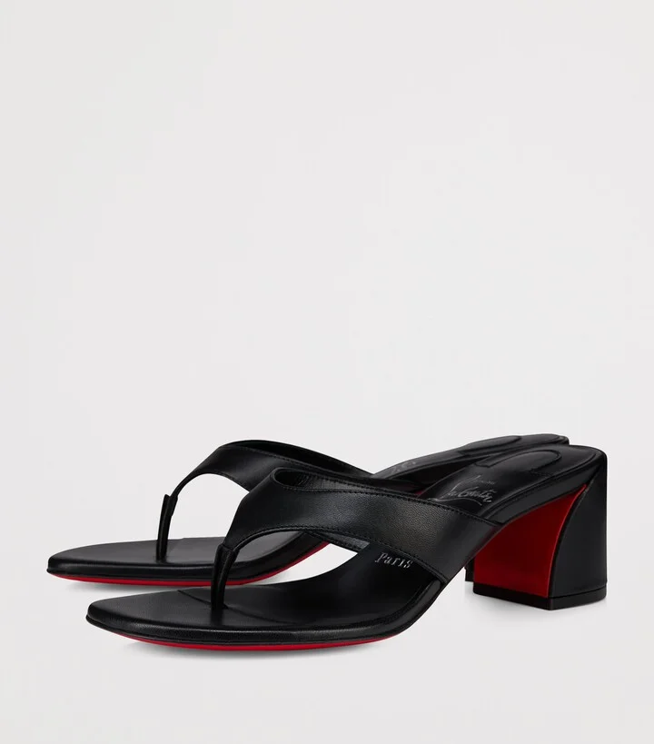Christian Louboutin Janetonga Leather Heeled Sandals 55 - Image 2
